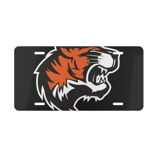 Oversized Warsaw Tiger Head License Plate